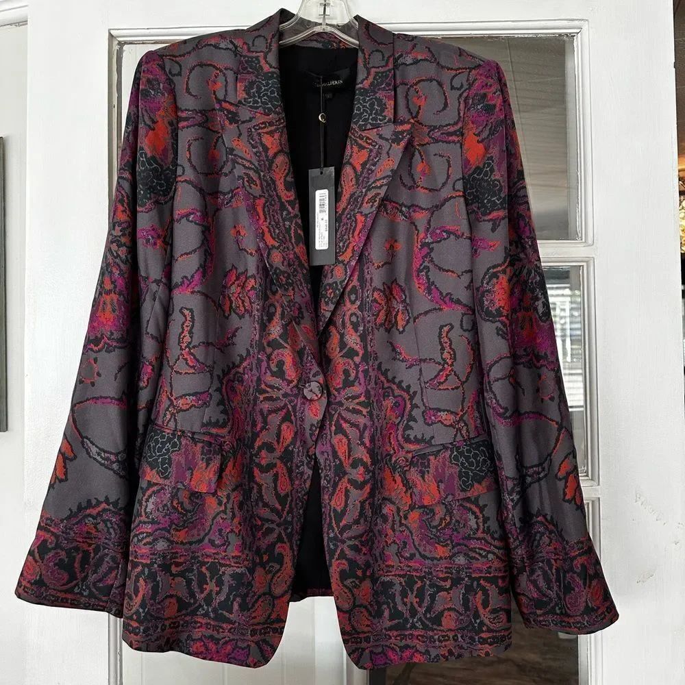 NWT $548 Bloomingdale’s Kobi Halperin 100% Silk Blazer
